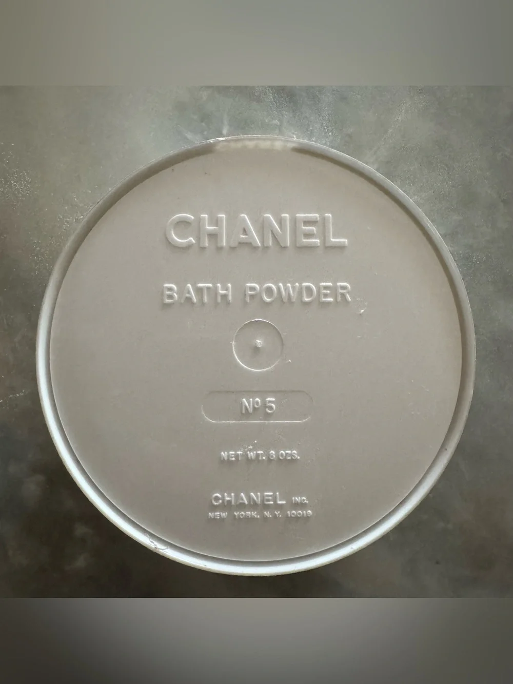 Vintage CHANEL No. 5 Bath Powder 8 oz Powder Imperfect Packaging